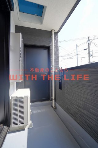 アシスト久留米西町【10,000円キャッシュバック対象物件のバルコニー|外からの目が気にならないバルコニーで洗濯物が干せます