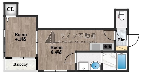 グランコスモの間取り