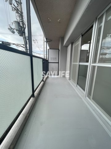 フローラ長田のバルコニー