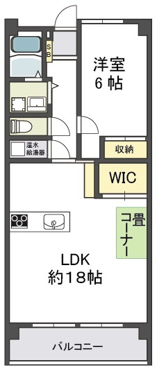 フローラ長田の間取り