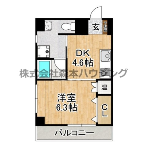 【間取り】 | 　セイナ古川橋
