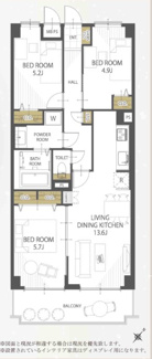 【間取り】 | ライオンズガーデン幕張