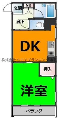 仲介手数料０円！ナビオ杁中の間取り