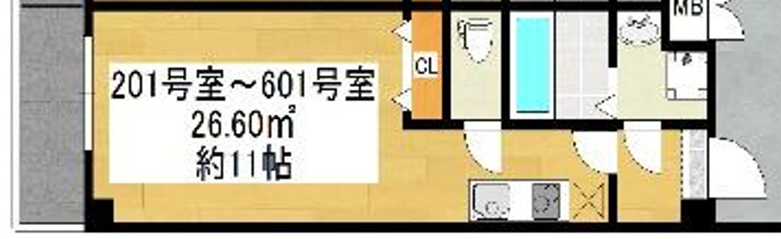 パーラム高殿の間取り