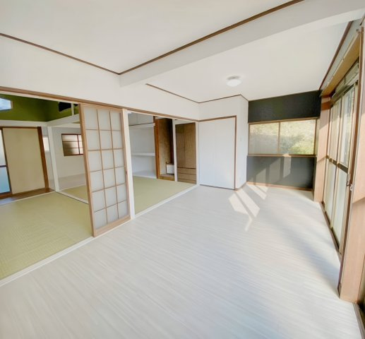 桐生市菱町 想定利20! 戸建賃貸の居間・リビング