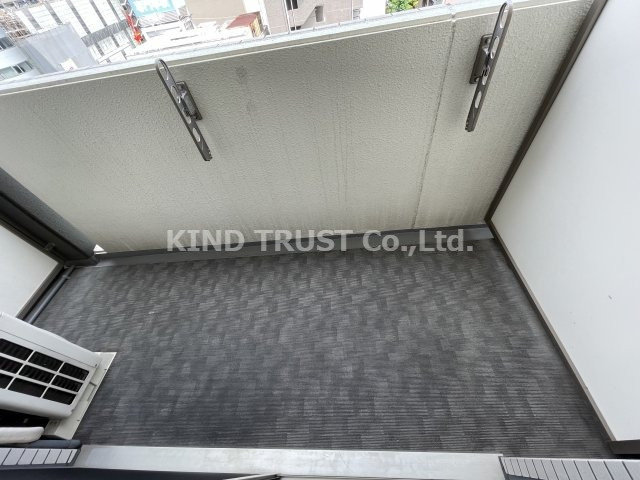 エスライズ東天満のバルコニー|落ち着いた時間を過ごせるバルコニーです