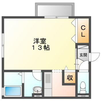 アルファーム　Ｂの間取り