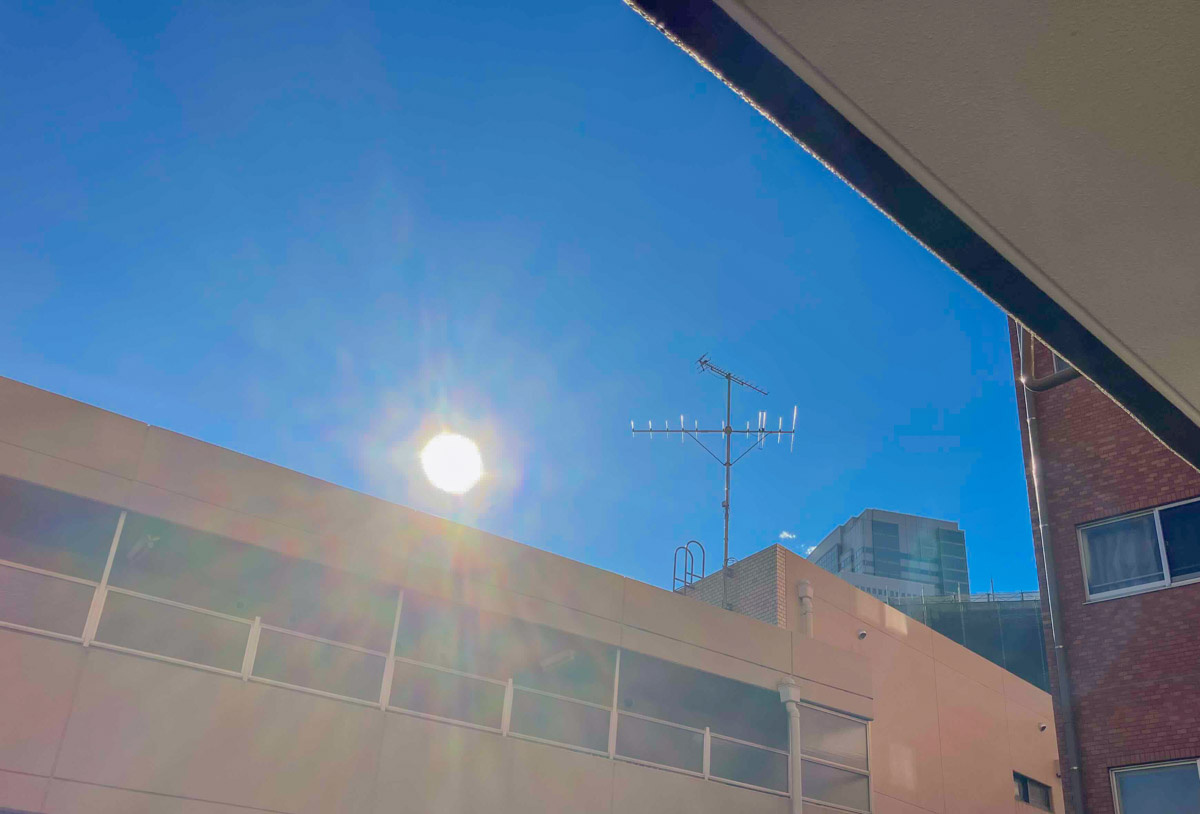 シャンボール恵比寿の展望|空が見えるお部屋からの眺望