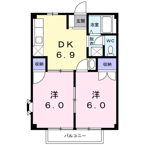 【間取り】 | プロムナード城北