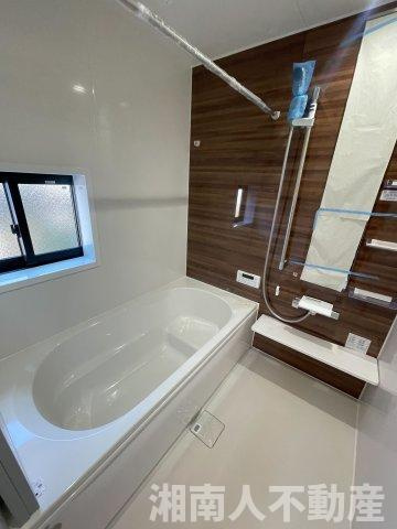 ★ファミリーにおすすめ！　茅ヶ崎市高田４丁目　新築戸建ての浴室|日々の疲れを癒すお風呂付です