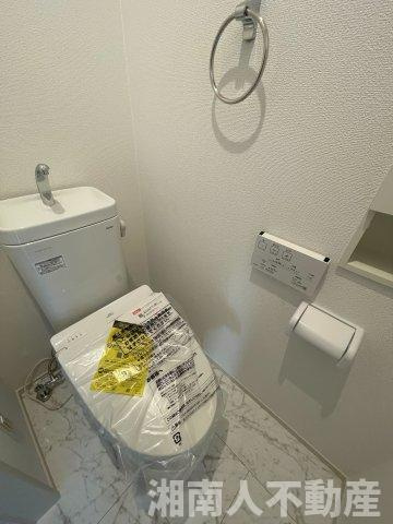 ★ファミリーにおすすめ！　茅ヶ崎市高田４丁目　新築戸建てのトイレ|シンプルで使いやすいトイレです