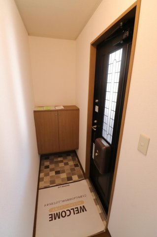 セジュール クレスト B棟の玄関|ゆったりとした玄関です