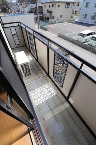 セジュール クレスト B棟のバルコニー|広々としたバルコニーです