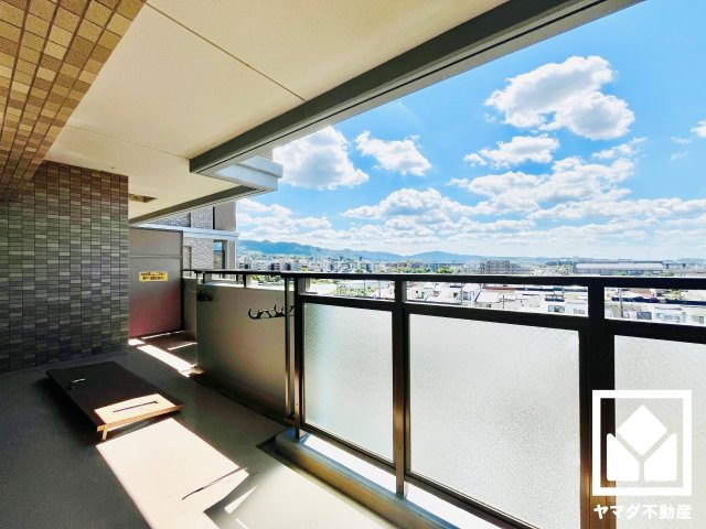 パデシオン桃山南のバルコニー