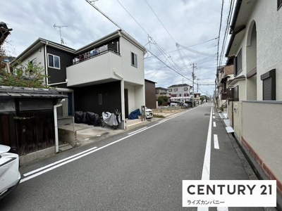 【前面道路含む現地写真】 | 堺市西区浜寺元町3丁　新築戸建