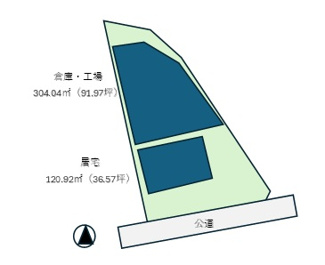 【間取り】 | 多可町八千代区中野間　居宅倉庫付き