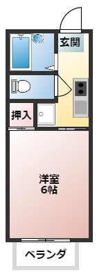 クオリティーハイツⅡの間取り
