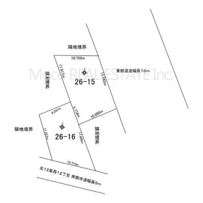 【区画図】 | 網走市海岸町中古住宅