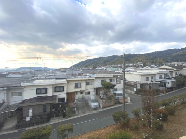 【成約済】円明寺ヶ丘団地M棟の展望|閑静な住宅地です。