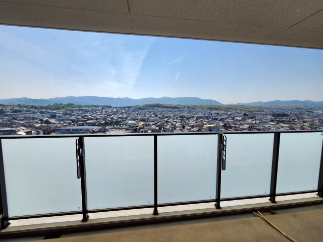 【成約済】グランマークシティ東向日駅前の展望|バルコニーからの景色は四季が感じられます！