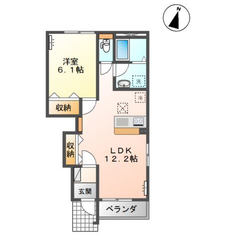 サン　ガーデン　Ｂの間取り