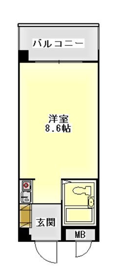 【間取り】 | 水前寺北スカイマンション