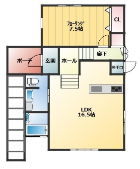 【間取り】 | 南あわじ市晴海が丘　オーシャンビューの別荘地