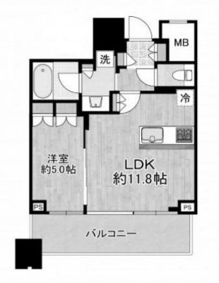 梅田ガーデンレジデンスの間取り
