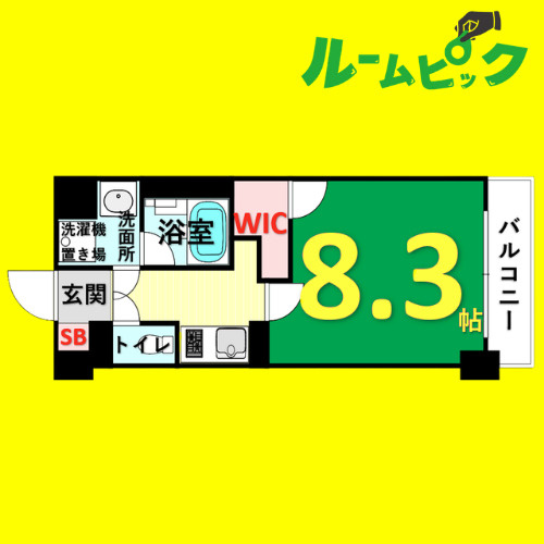 レガリア　名古屋市賃貸　仲介手数料無料の間取り