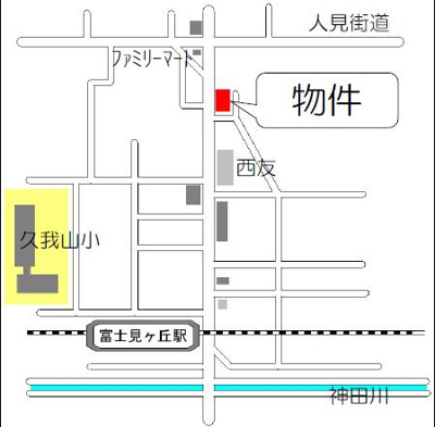 【地図】 | 藤和シティコープ富士見ヶ丘