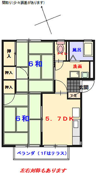 コーポ美鈴の間取り