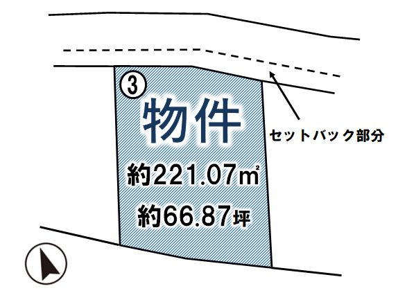 《分譲地》栃木市岩舟町和泉　全4区画　区画3の土地図