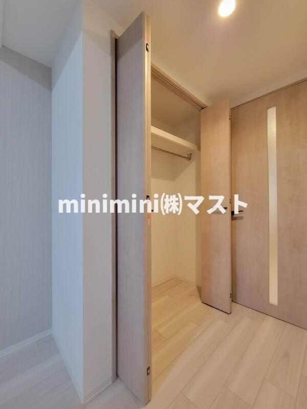Louis Residence 天王寺町北の収納|お部屋によってカラーリングが異なります