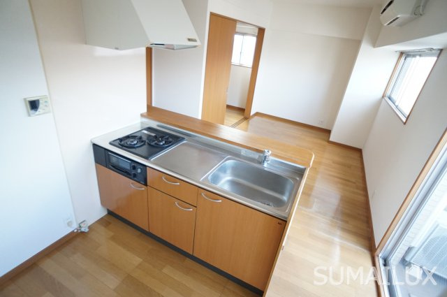 熊本市中央区紺屋今町の賃貸マンションのキッチン