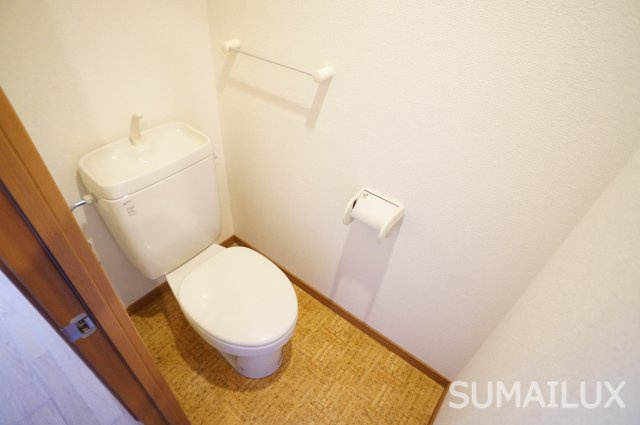 熊本市中央区紺屋今町の賃貸マンションのトイレ