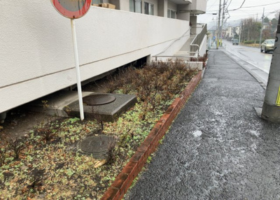 【中庭】 | シャトレー町田ガーデン | 中庭（パティオ）とは、一つの建築物の内部に設けられた、壁などで囲われている庭のことを指します。コの字型、ロの字型が主流ですが、L字型の中庭もあります。最近では、インテリア性の高さからも人気があります。