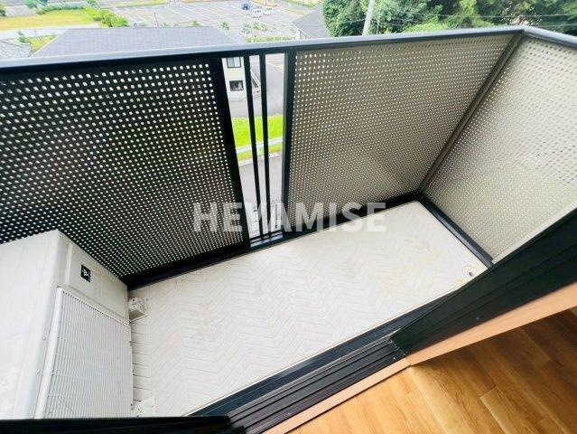 グリーンコート長与Ⅱのバルコニー