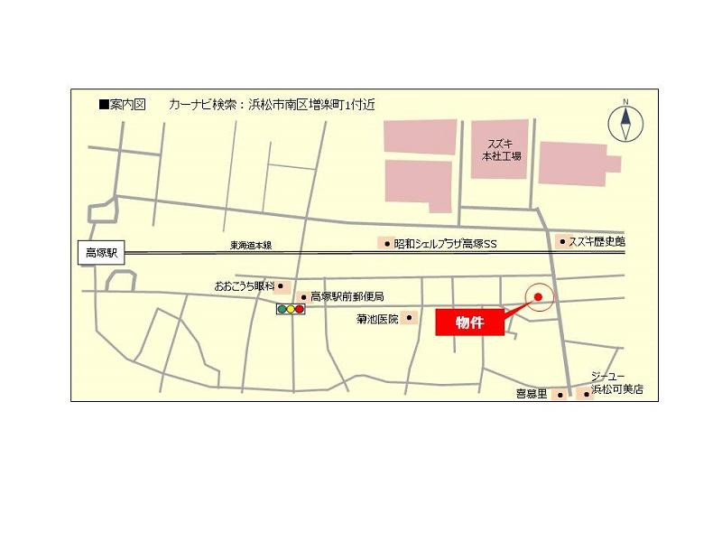 売土地　中央区増楽町の区画図