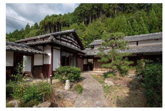 梅ヶの古民家の外観