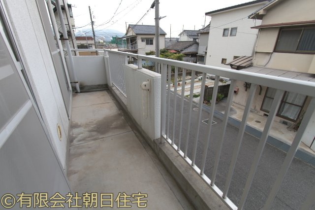 シルティーハイツおかののバルコニー