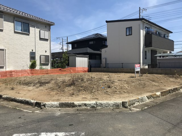 鴻巣市大間の売地の外観