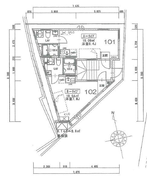 For Square （フォースクエア）の区画図