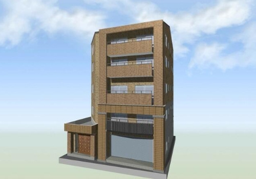 仮）聖護院山王町新築マンションの外観