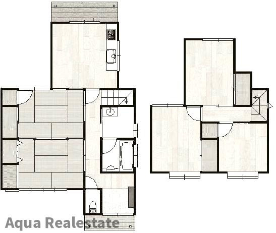 高松市国分寺町福家　リノベ住宅の間取り