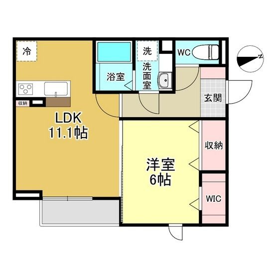 セジュール緑町の間取り
