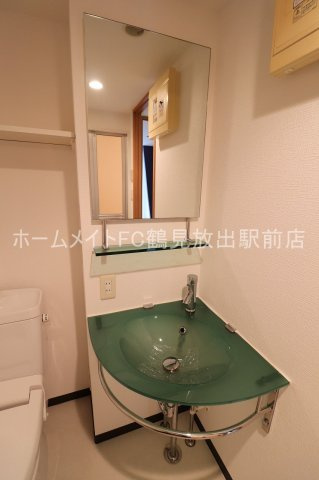 東大阪市稲田本町３丁目の賃貸マンションの独立洗面台