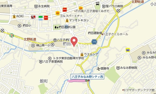 祝：成約済み　八王子市　椚田町　中古戸建ての地図|～仲介手数料無料☆八王子ひなた不動産～八王子市椚田町　中古戸建て
