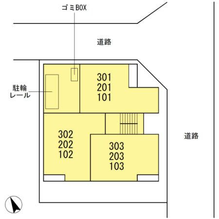 Ｋルポゼの区画図