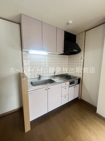 大阪市鶴見区諸口１丁目の賃貸マンションのキッチン