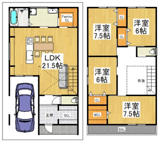 【参考プラン】 | Grant-Maison 豊新1